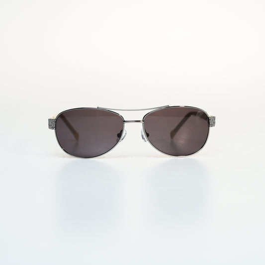 Beige Colorful Pattern  Metal Sunglasses | GMGeyewear GS83M1022