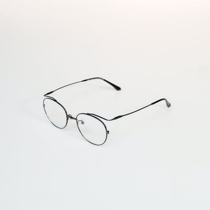 Luxury Full Frame Oval Titanium Optical Frame | GMGeyewear Coquelicot1 GO83T6004