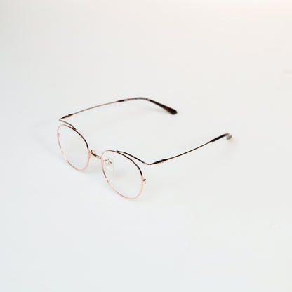 Luxury Full Frame Oval Titanium Optical Frame | GMGeyewear Coquelicot1 GO83T6005