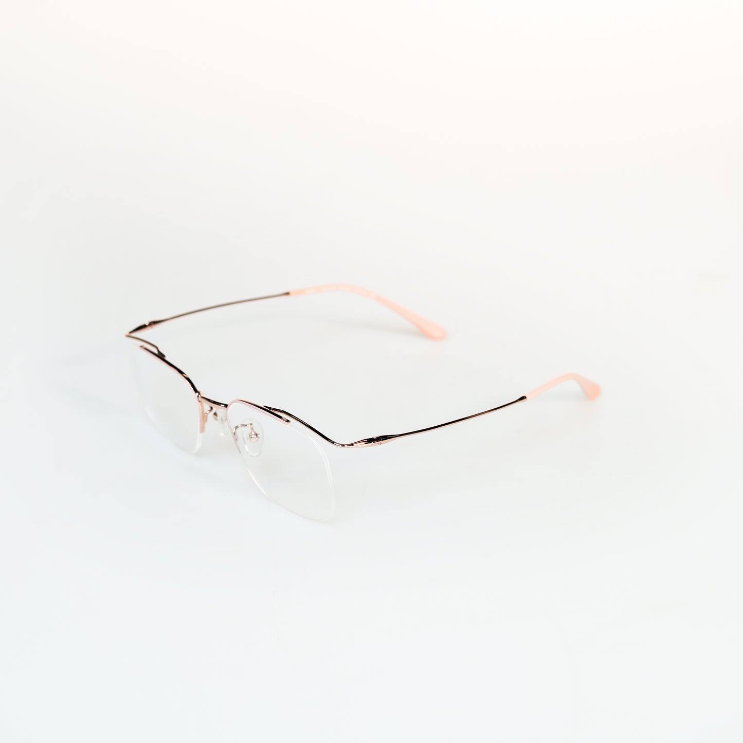 Simple Half Frame Square Titanium Optical Frame | GMGeyewear tulipe2 GO83T6015