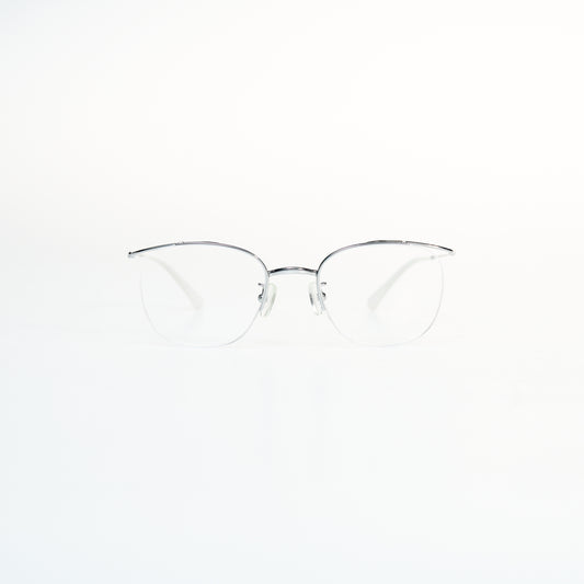 Simple Half Frame Square Titanium Optical Frame | GMGeyewear Iris2 GO83T6011