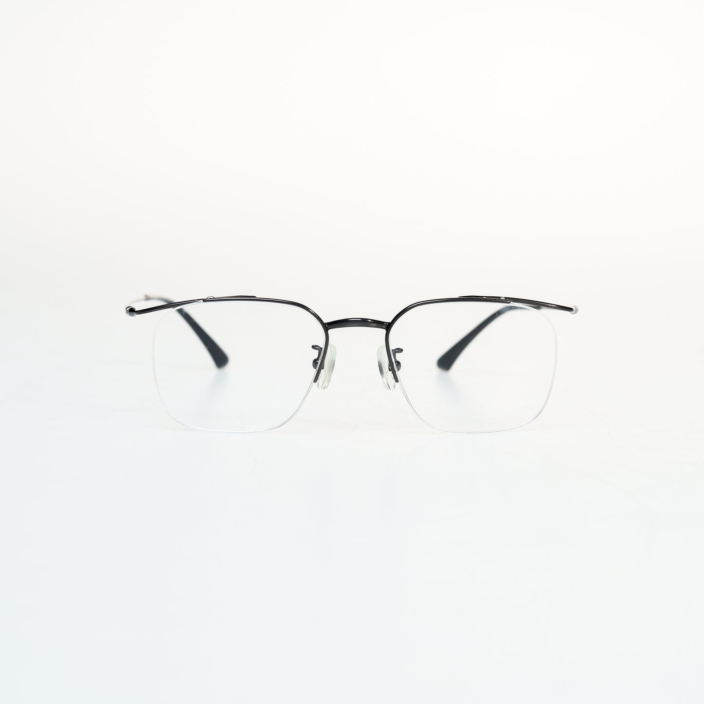 Simple Half Frame Square Titanium Optical Frame | GMGeyewear tulipe2 GO83T6014