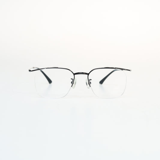 Simple Half Frame Square Titanium Optical Frame | GMGeyewear tulipe2 GO83T6014