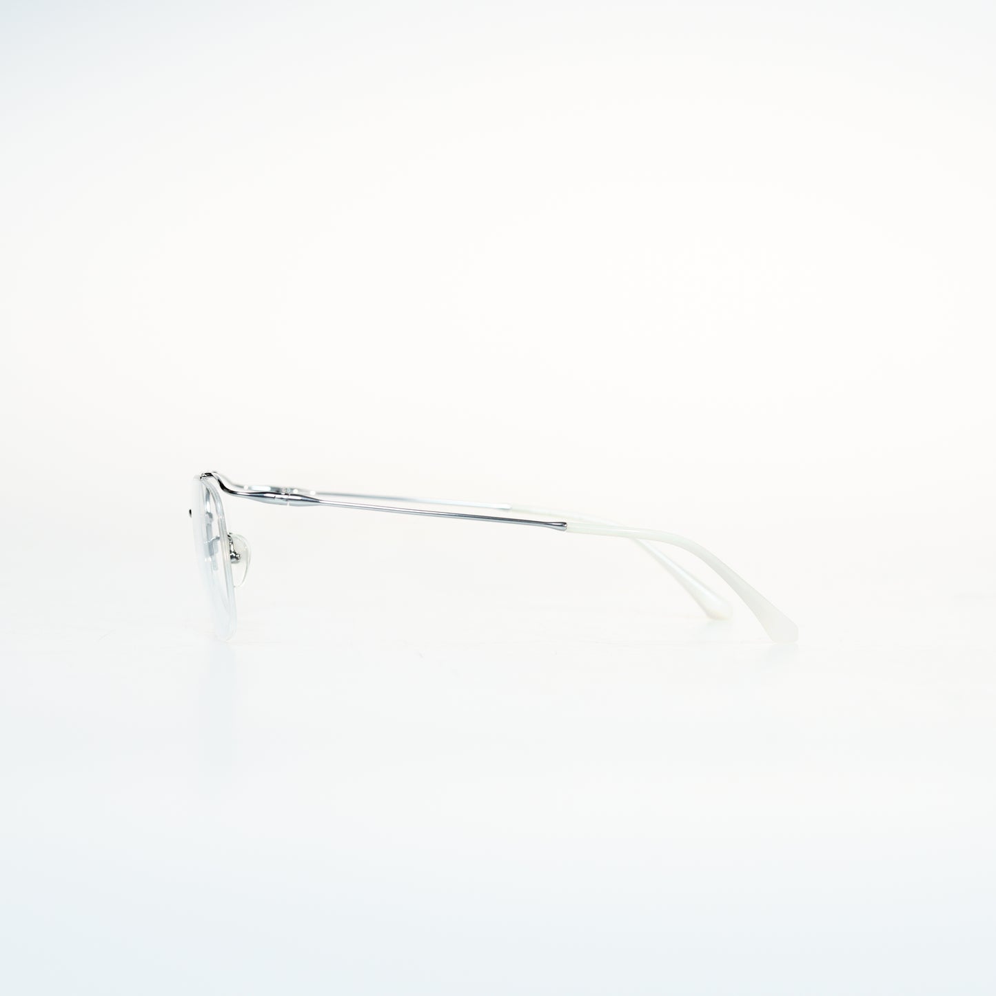 Simple Half Frame Square Titanium Optical Frame | GMGeyewear Iris2 GO83T6011