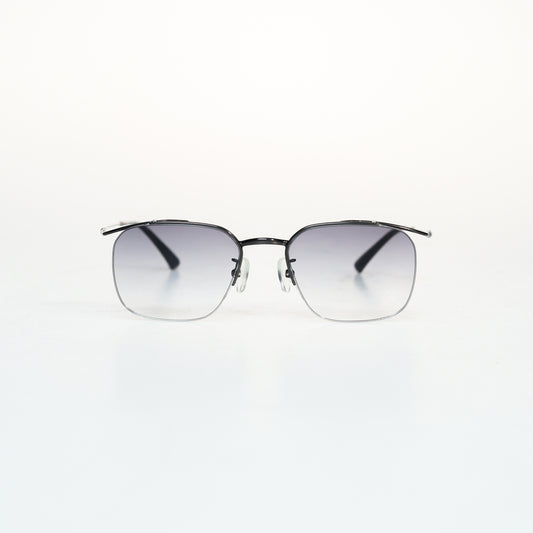 Simple Half Frame Square Titanium Sunglasses | GMGeyewear tulipe2 GS83T1039